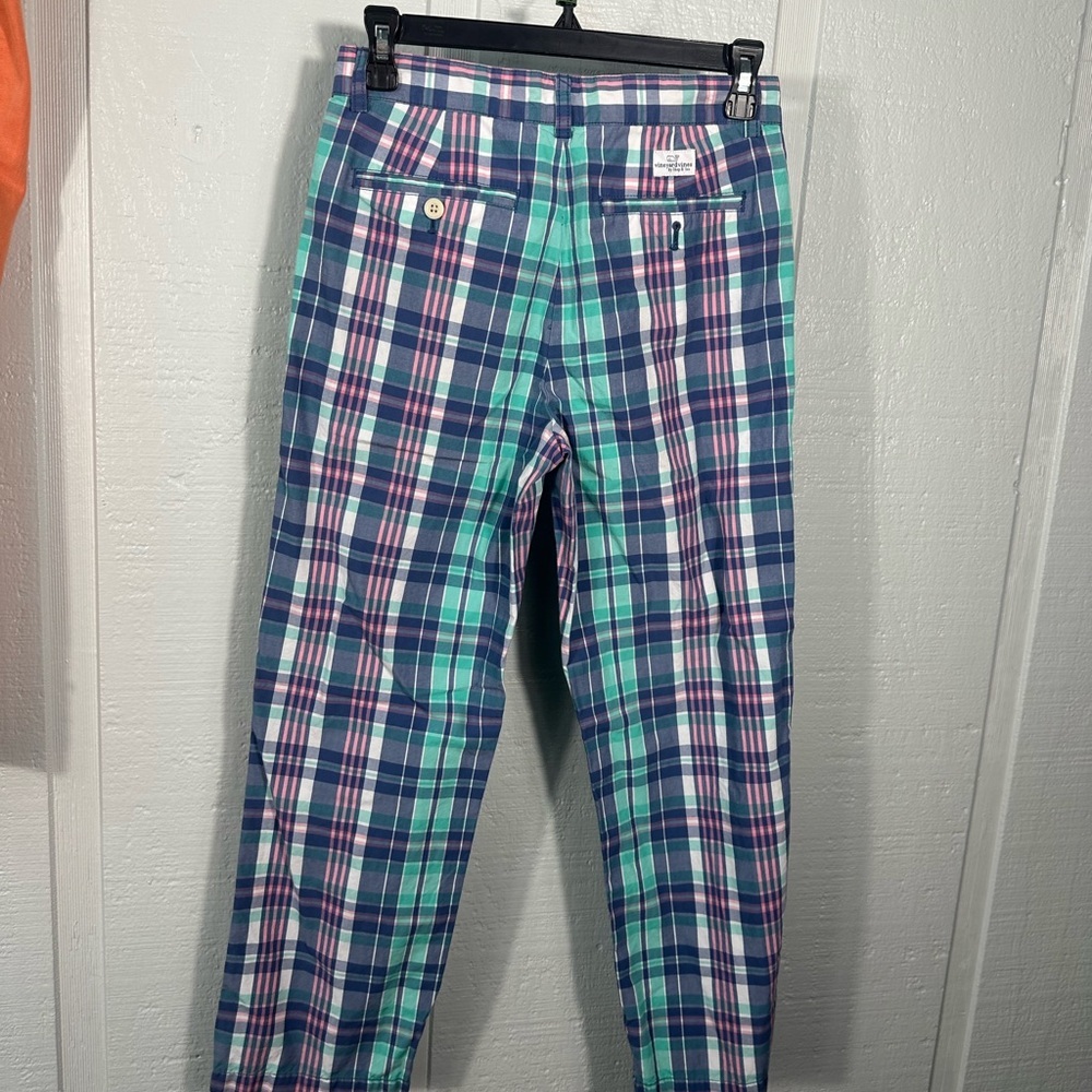 Vineyard Vines Boys Seaway Plaid Club Pants Size 14 EUC - Picture 6 of 10